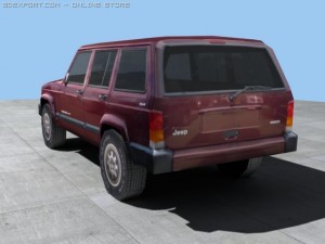 jeep cherokee Modello 3D
