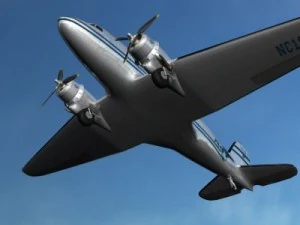 douglas dc3 panam 3D Model
