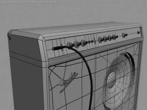 bass amplifier 3D Model