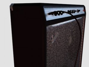 bass amplifier 3D 모델