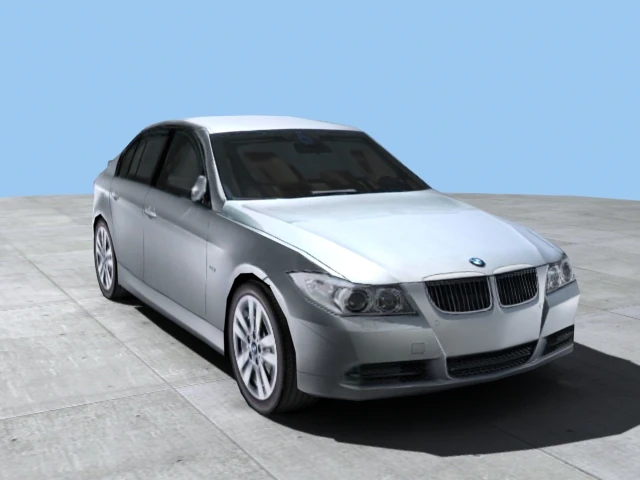 bmw 320d 2006 3D Model .c4d .max .obj .3ds .fbx .stl .blend 