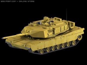 M1A1 エイブラムス 3Dモデル