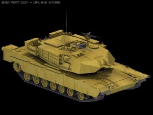 m1a1 abrams Model 3D