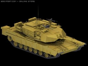 m1a1 abrams Modello 3D