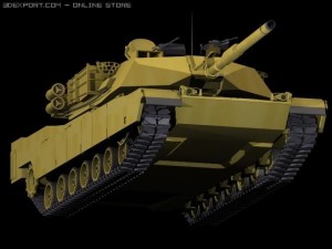 m1a1 abrams Model 3D