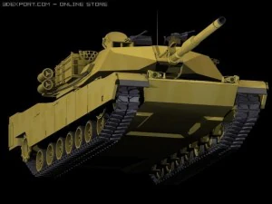 m1a1 abrams Modello 3D
