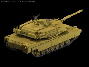 m1a1 abrams Modello 3D