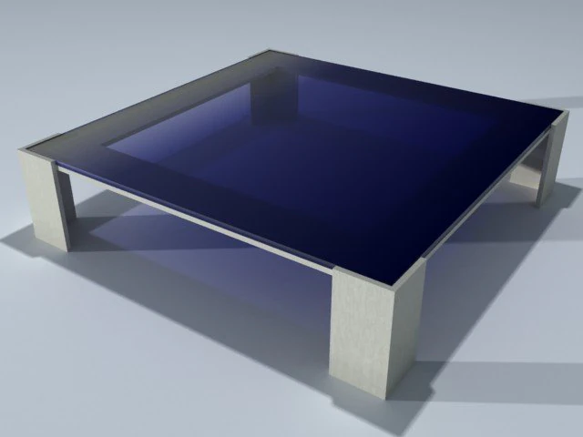 square coffee table 01 3D Model .c4d .max .obj .3ds .fbx .stl .blend 