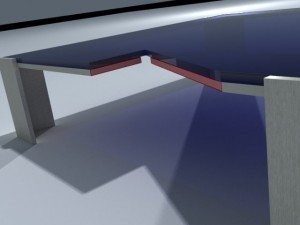 square coffee table 01 Modelo 3D