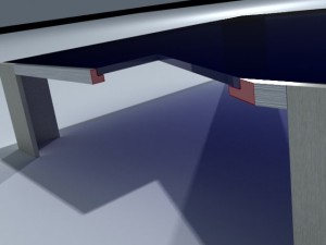square coffee table 01 Modelo 3D