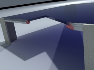square coffee table 01 Modelo 3D