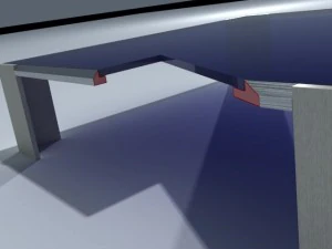 square coffee table 01 3D Model