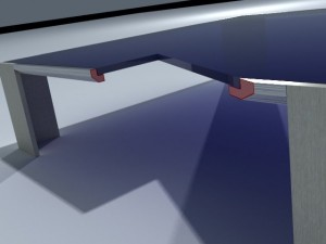 square coffee table 01 Modelo 3D