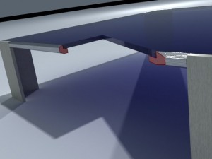 square coffee table 01 Modelo 3D