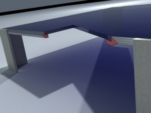 square coffee table 01 Modelo 3D