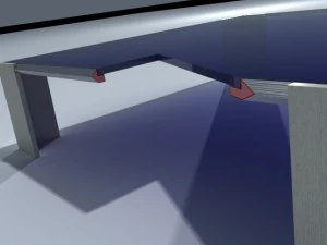 square coffee table 01 3D Model