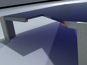 square coffee table 01 Modelo 3D