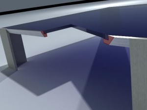 square coffee table 01 Modelo 3D