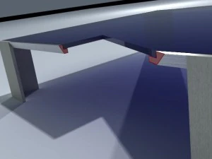 square coffee table 01 3D Model