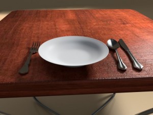 tableware spoon fork knife 3D 模型