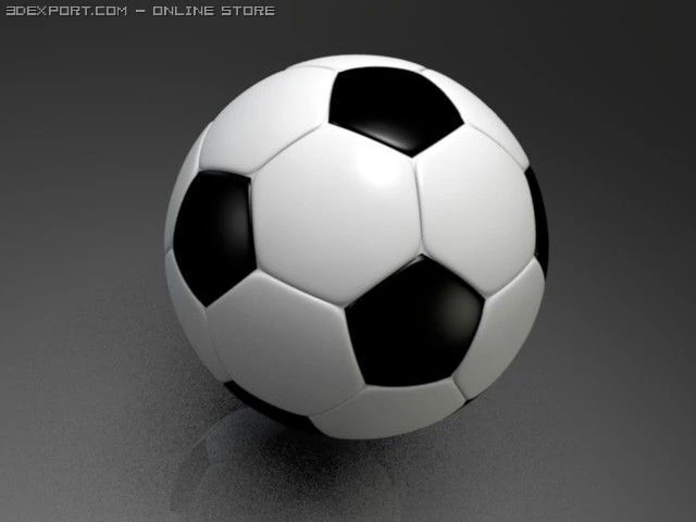 soccer ball 3D Model .c4d .max .obj .3ds .fbx .stl .blend 