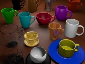 cup pack Model 3D