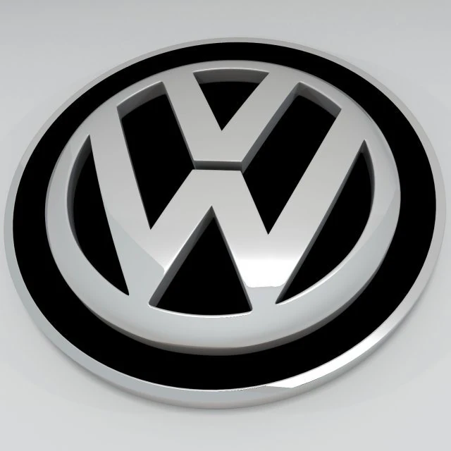 volkswagen logo 3D Model .c4d .max .obj .3ds .fbx .stl .blend 