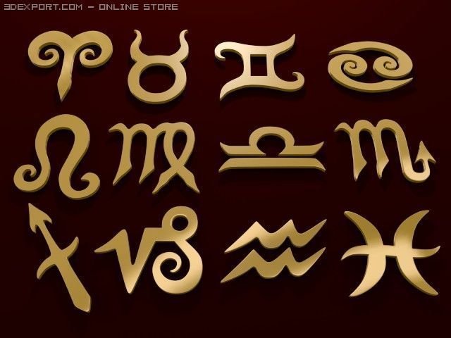zodiac signs 3d 3D Model .c4d .max .obj .3ds .fbx .stl .blend 