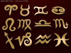 знаки зодиака 3d 3D Модель