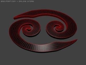 zodiac signs 3d 3D Model