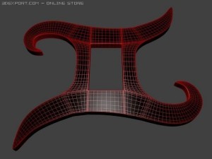 zodiac signs 3d 3D Model