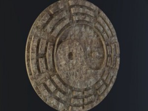 yin yang sign 3d Model 3D