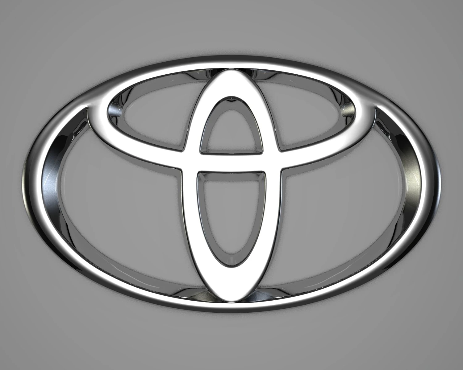 toyota logo 3D Model .c4d .max .obj .3ds .fbx .stl .blend 