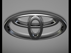 toyota logo 3Dモデル