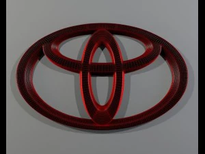 toyota logo 3D Model