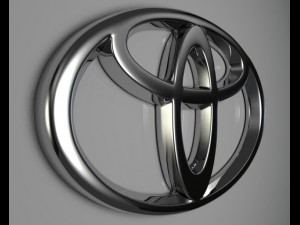 toyota logo 3Dモデル