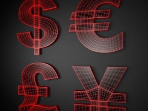 currency simbols textured 3D मॉडल