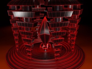 temple of crystall 3D Model