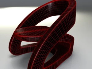 modern leather chair 3D Model