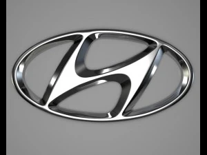 hyundai logo 3D Model