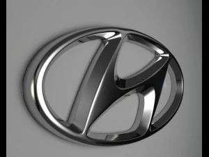 hyundai logo 3D Model
