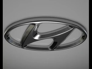 hyundai logo 3D Model