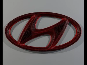 hyundai logo 3D Model