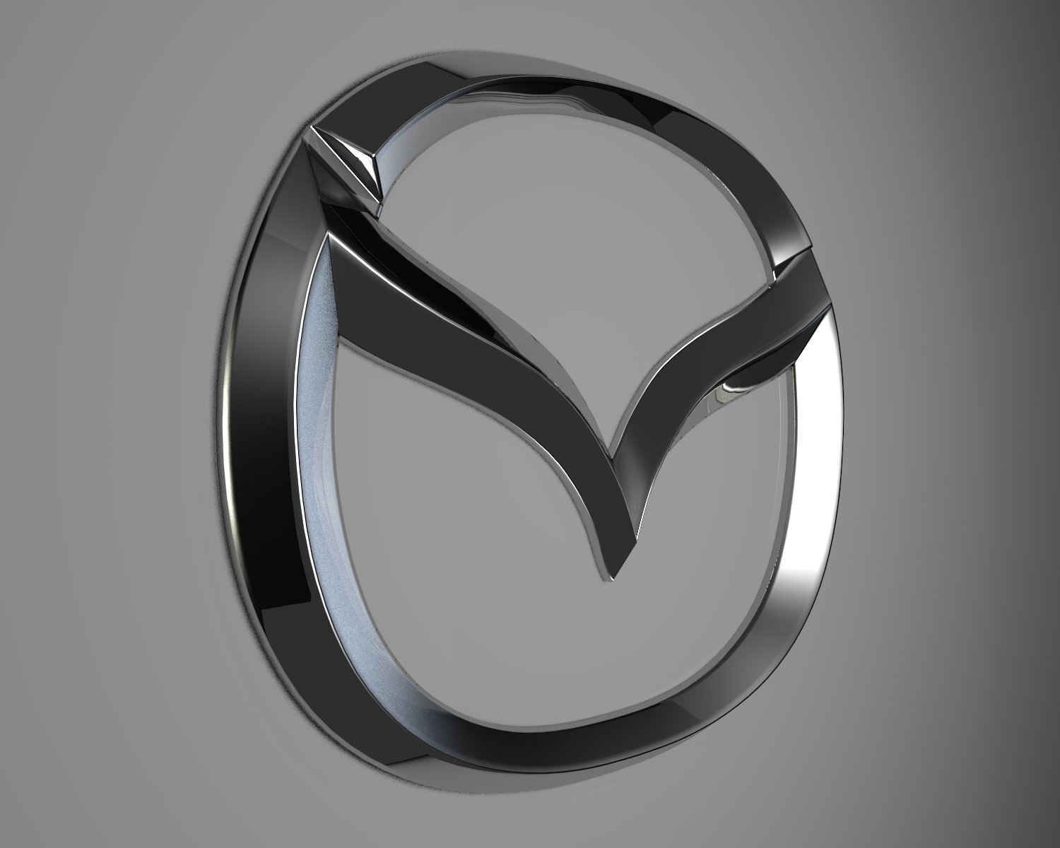 Mazda Logo 3d 模型in 汽车配件3dexport