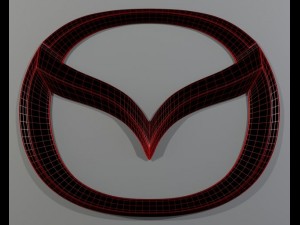 mazda logo 3D मॉडल