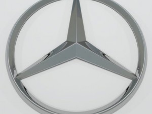mercedes logo Model 3D