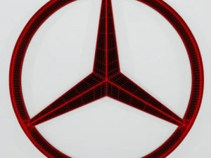 mercedes logo 3D Model