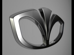 daewoo logo Modelo 3D
