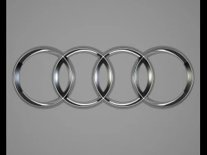 логотип ауди 3D Модель