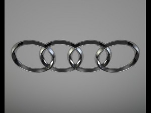 audi logo 3D Модель